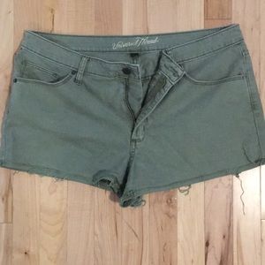 Green shorts